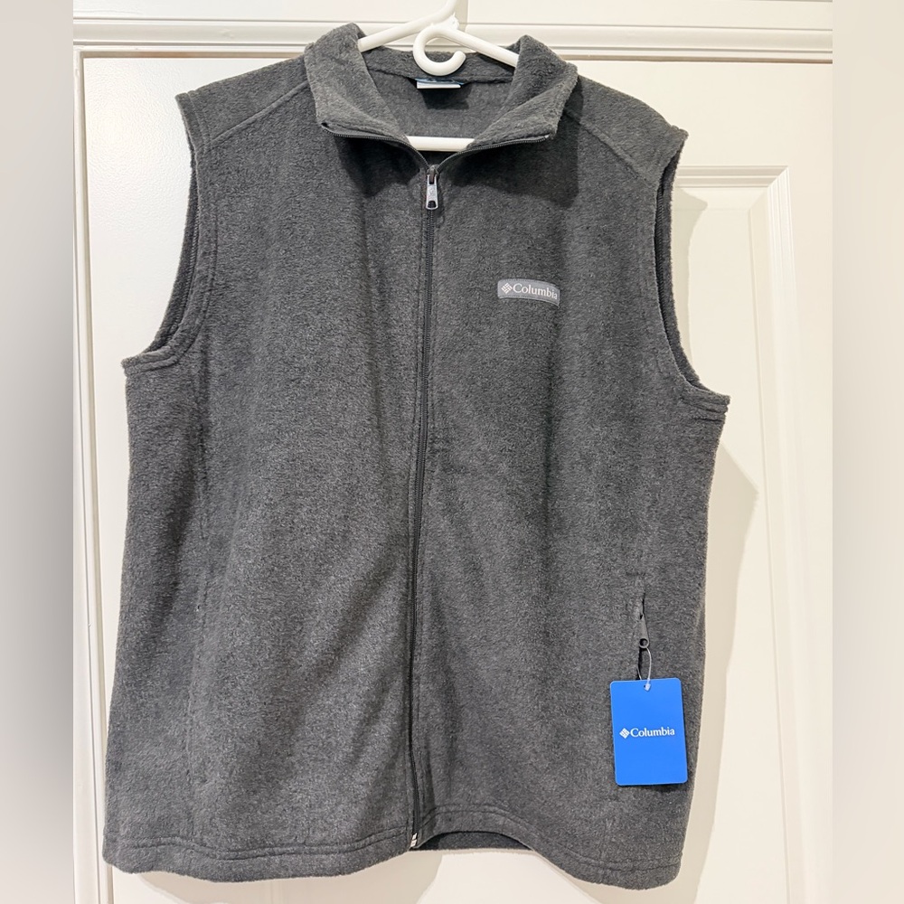 Columbia Charcoal Fleece Vest